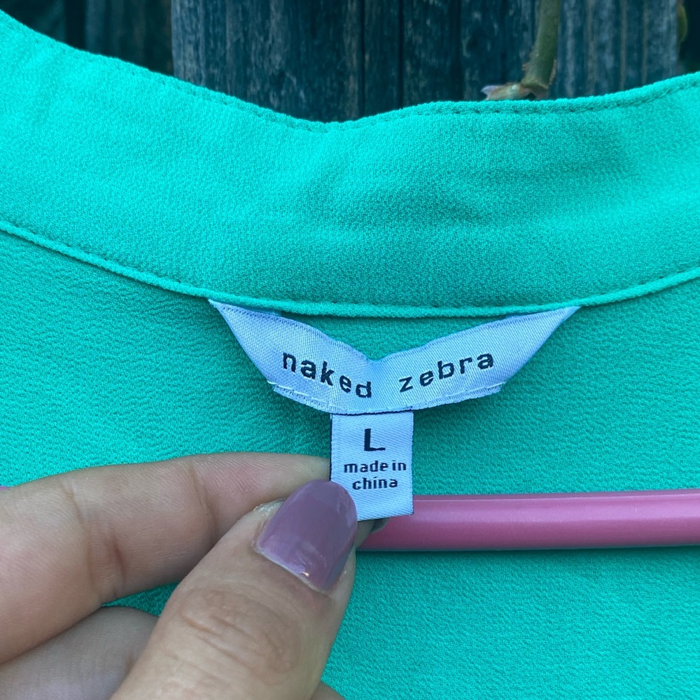 Turquoise top - Picture 4 of 4
